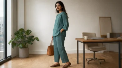 How to Style a Co-ord Set for the Office