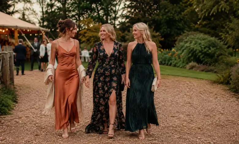 Outdoor Fall Wedding Guest Dresses