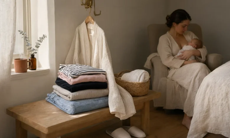 Postpartum Wardrobe Essentials for New Moms